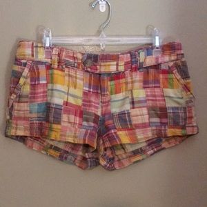 American Eagle patchwork shorts